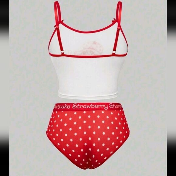 Strawberry Shortcake Tank Top & Booty Shorts Set - Picture 2 of 4